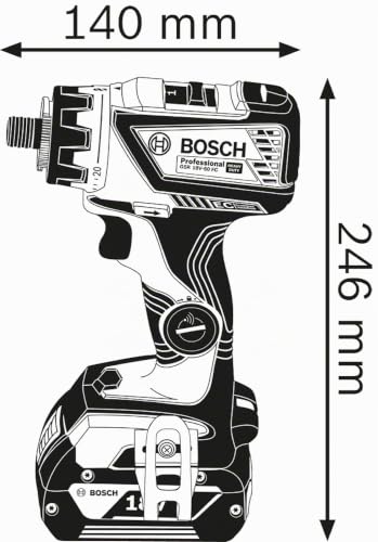 Bosch Perceuse-visseuse GSR 18V-60 FC FlexiClick L-BOXX