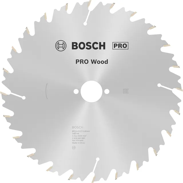 Bosch PRO Wood Lame circulaire 250x30 mm bois