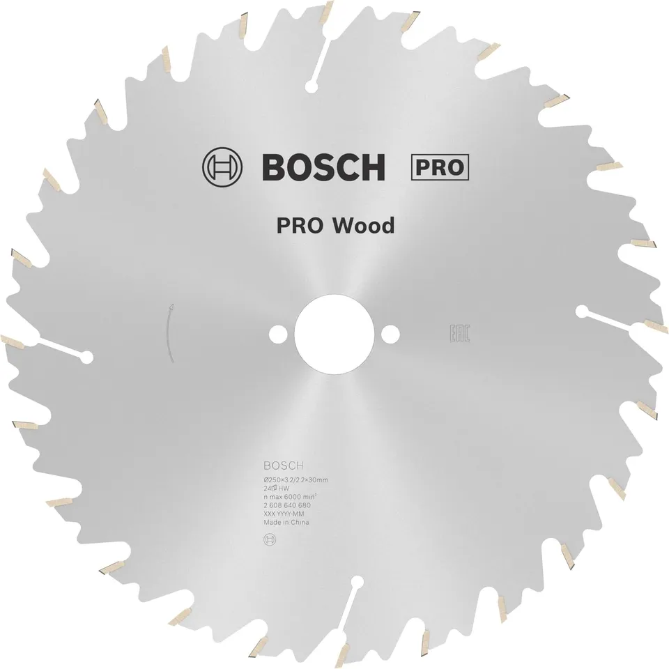 Bosch PRO Wood Lame circulaire 250x30 mm bois