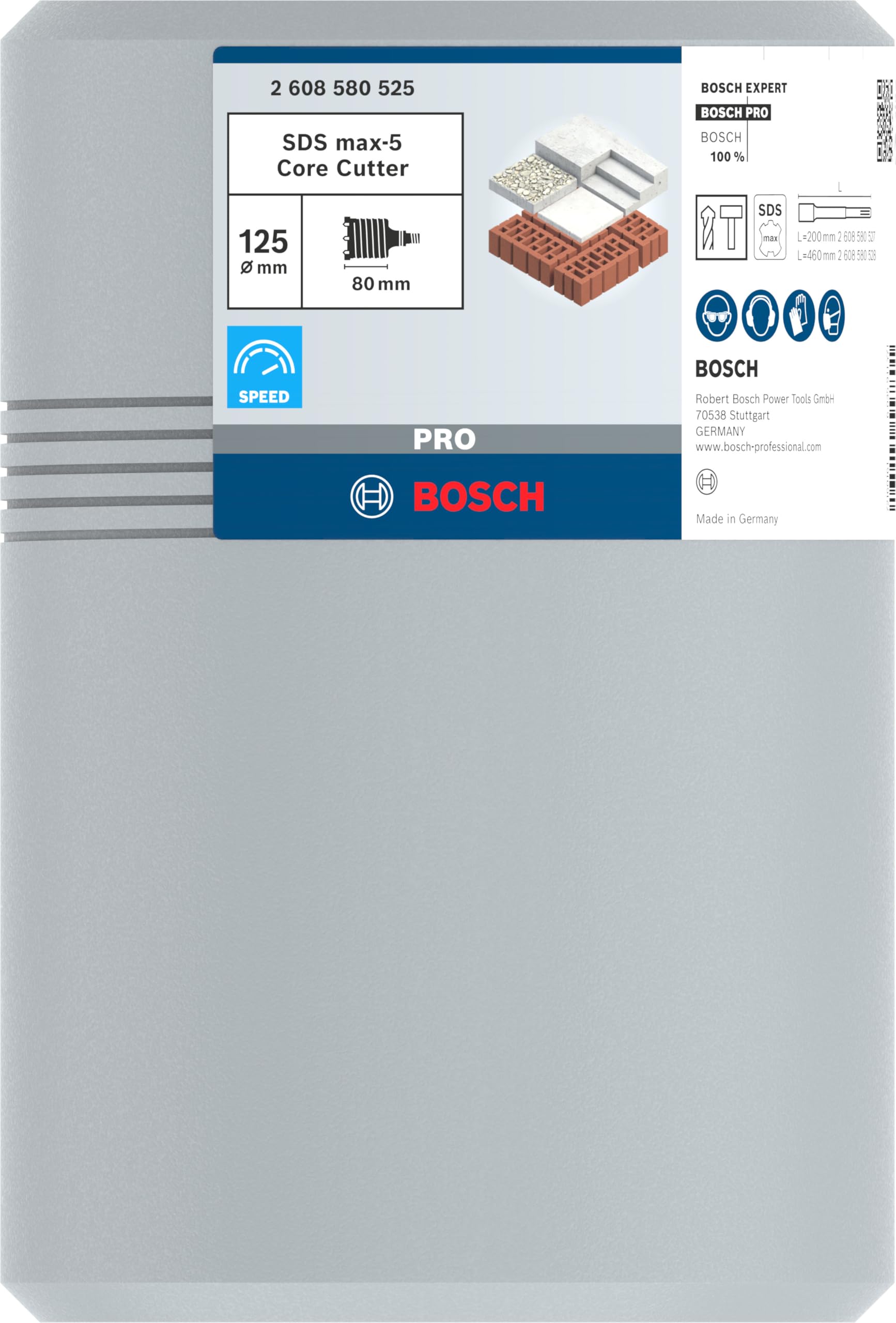 Bosch PRO SDS max-5 Core Cutter trépan béton 125 mm