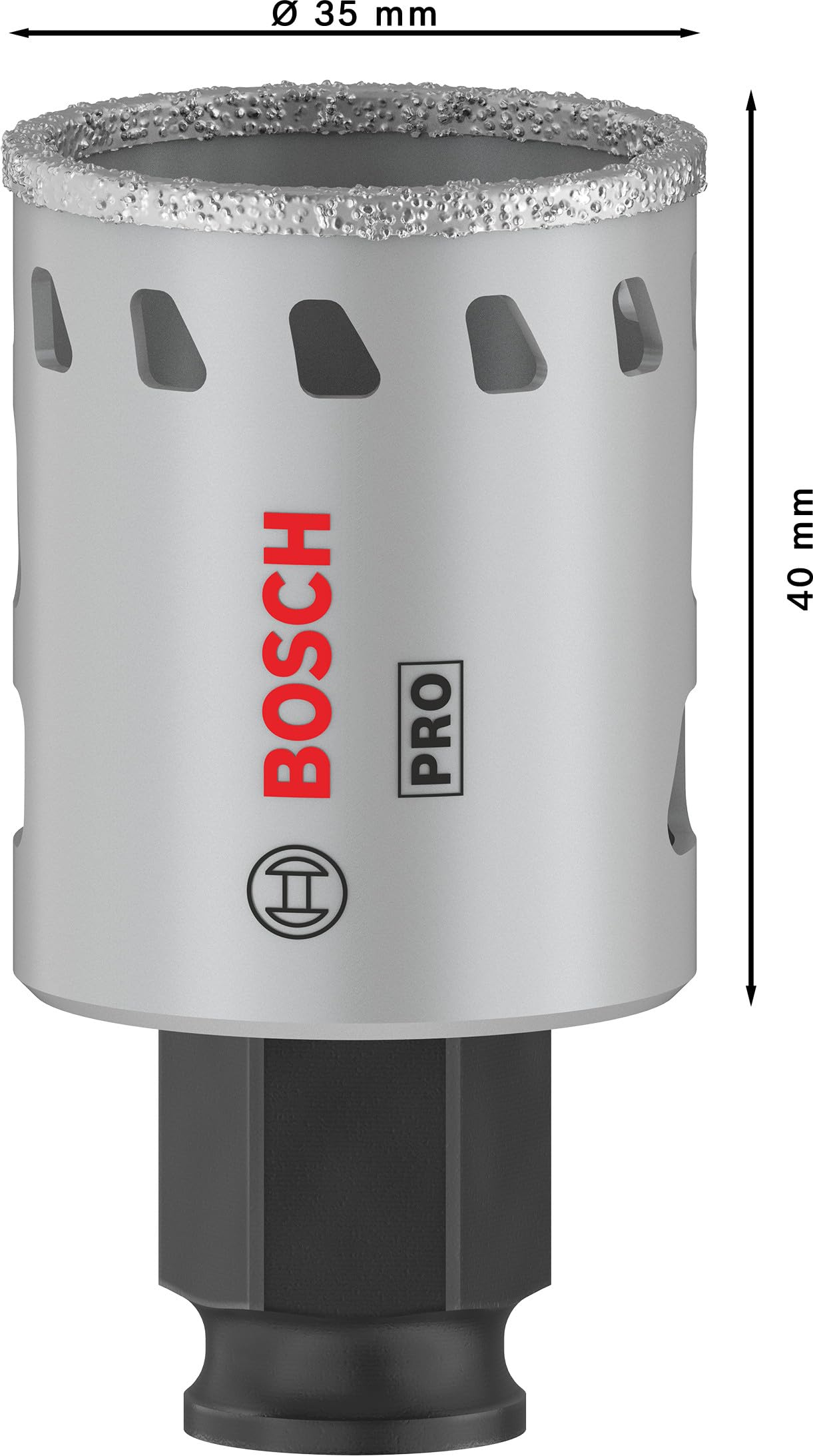 Bosch PRO Tile scie trépan diamant 35 mm carrelage