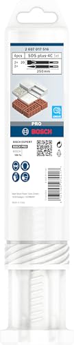 Bosch Coffret Burins PRO SDS Plus-4C 4 Pièces Béton