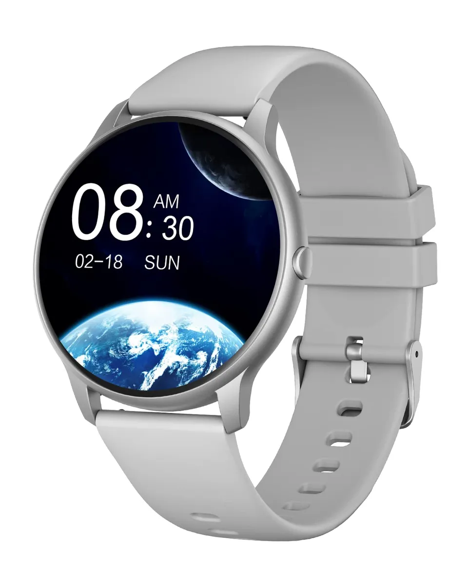 GRV Montre Connectée Smartwatch Gris + Cardio 13 Modes