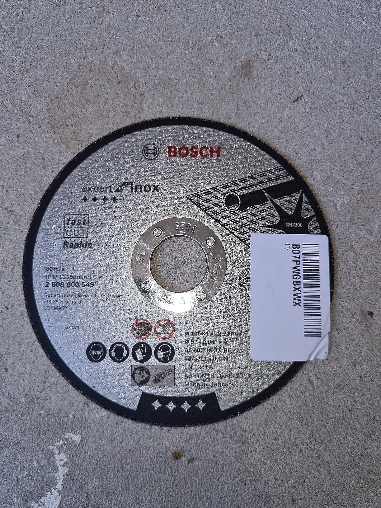 Bosch Expert 2608619264 disque à tronçonner inox 125 mm
