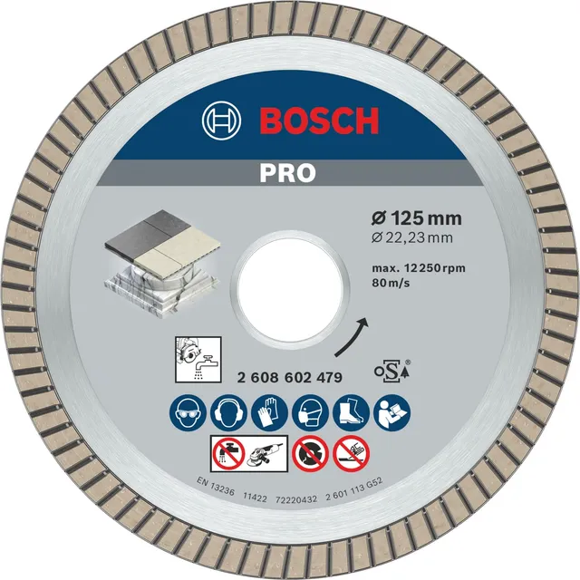 Bosch Ceramic disque diamant 125x22,23 mm carrelage