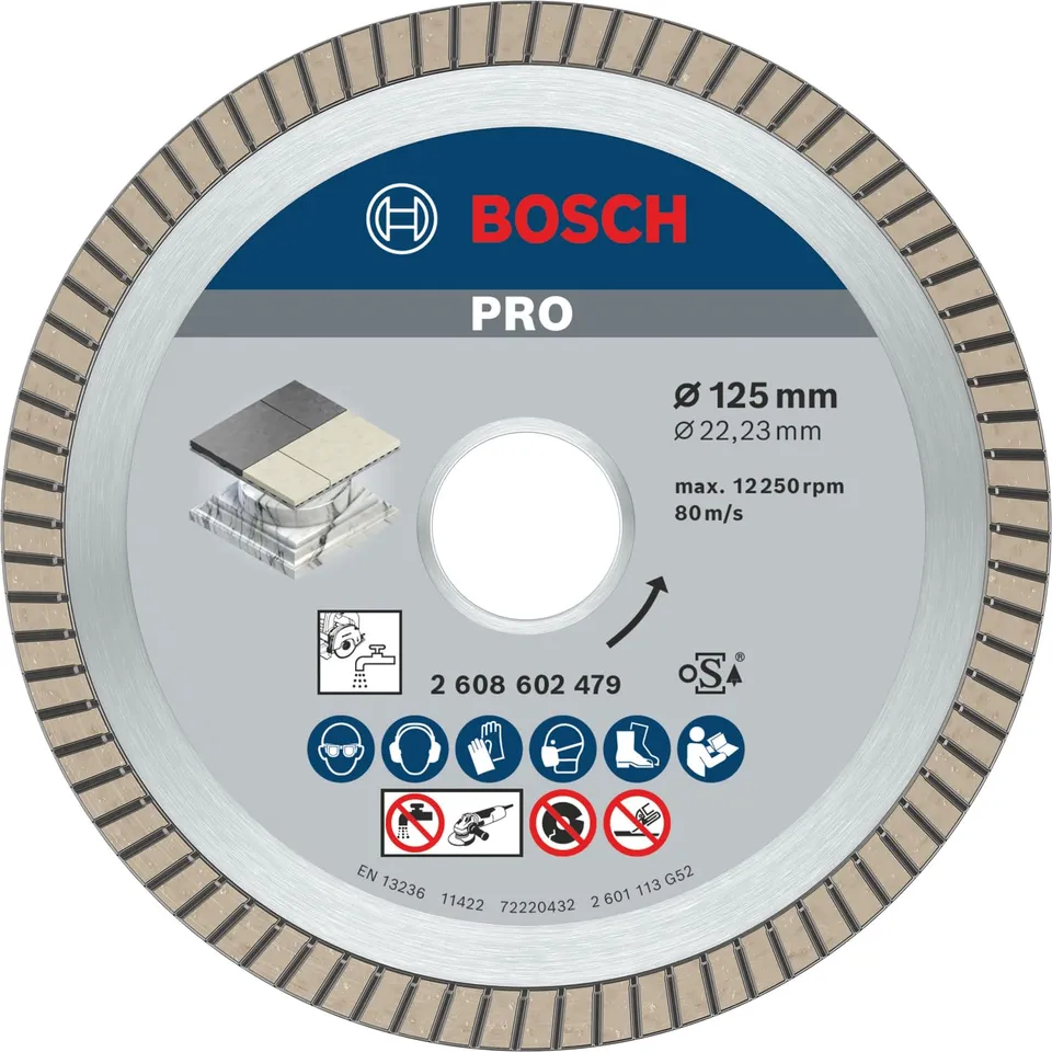Bosch Ceramic disque diamant 125x22,23 mm carrelage