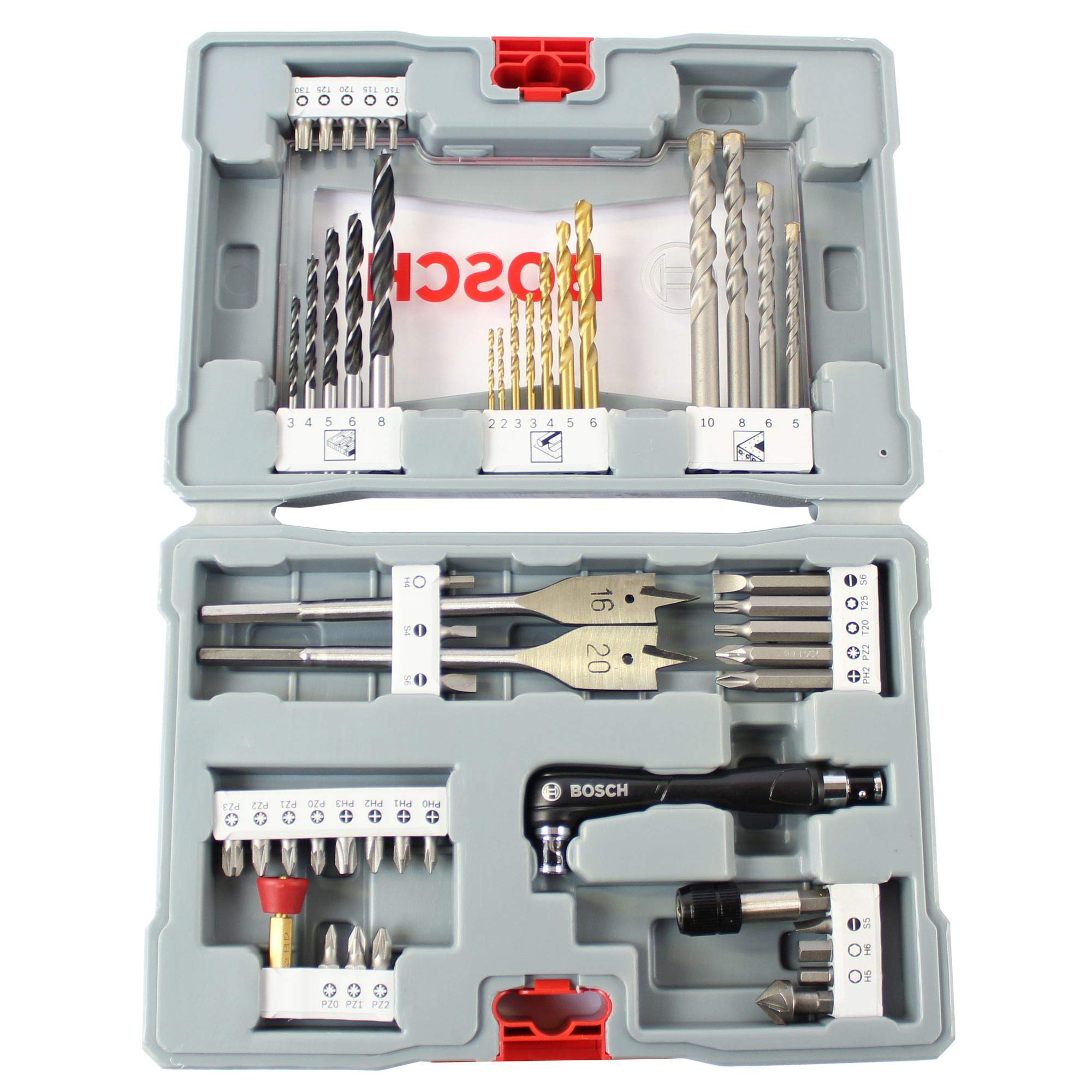 Bosch X-Line coffret forets embouts 105 pièces