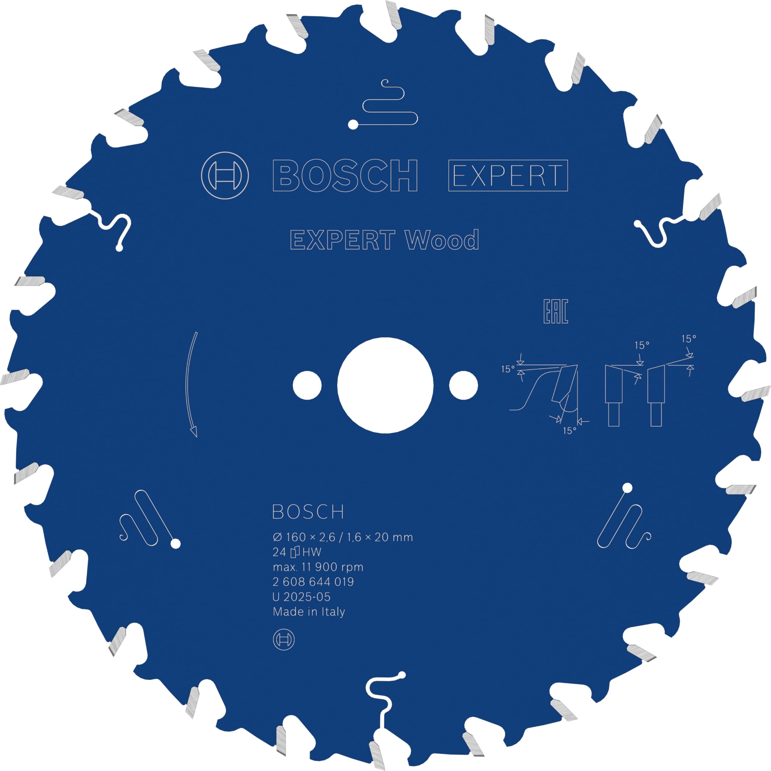 Bosch EXPERT Wood lame scie circulaire 160 mm 48 dents