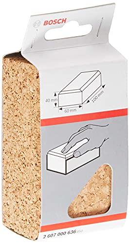 Bosch Abrasifs 2607000636 cale à poncer liège 60x100 mm