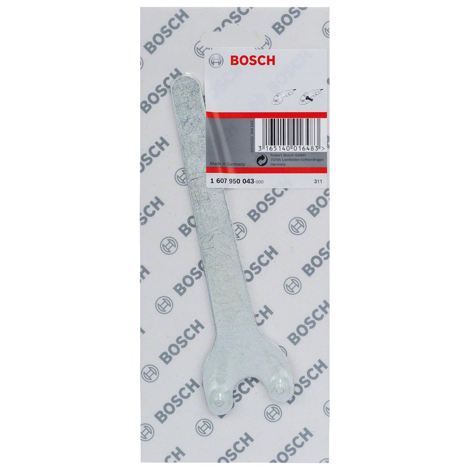 Bosch Clé à ergots droite meuleuse angulaire 1607950043