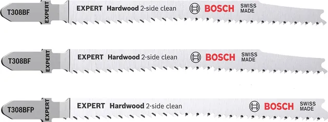 Bosch Expert Hardwood T308BF/BFP 117 mm lames sauteuse sans éclat