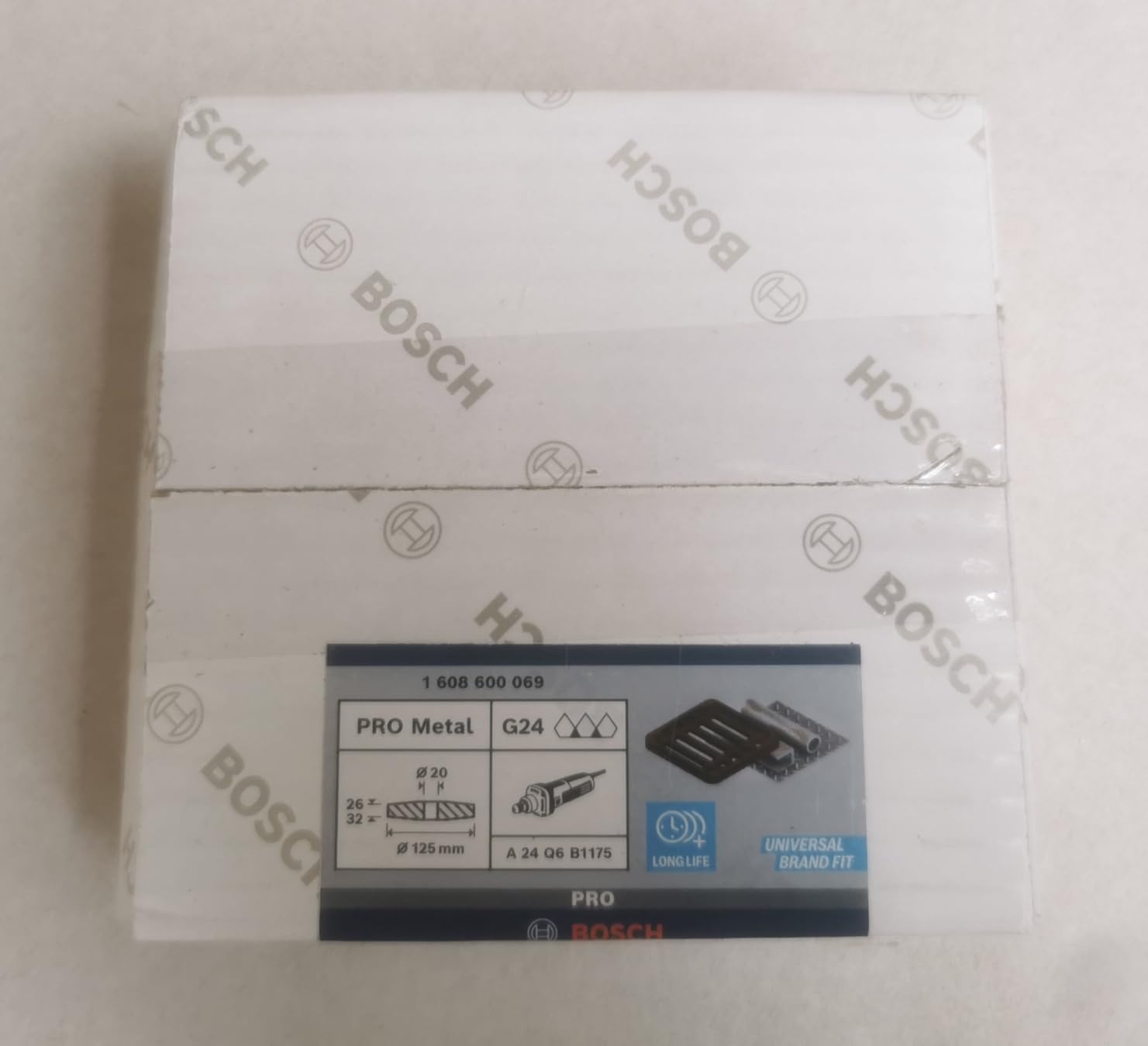 Bosch PRO meule assiette métal 125 mm G24 20 mm