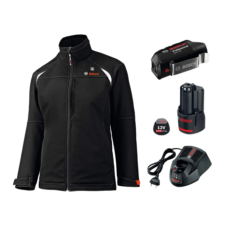 Bosch GHJ veste chauffante noire 3XL kit batterie 12V