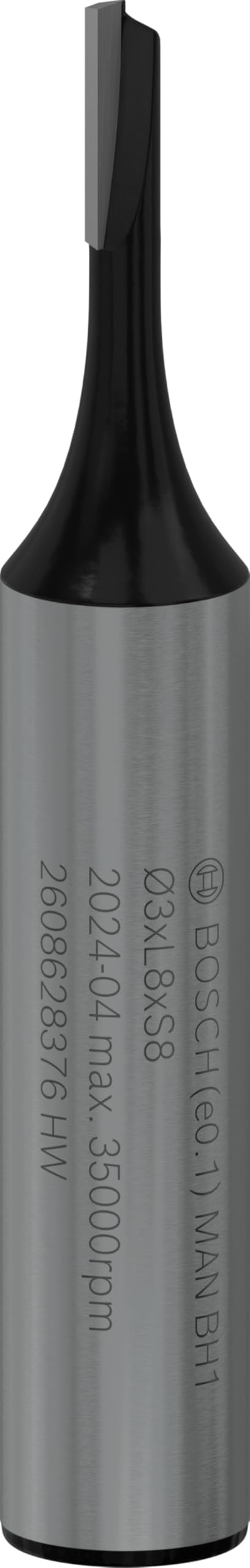 Bosch PRO fraise à rainurer droite 3 mm queue 8 mm
