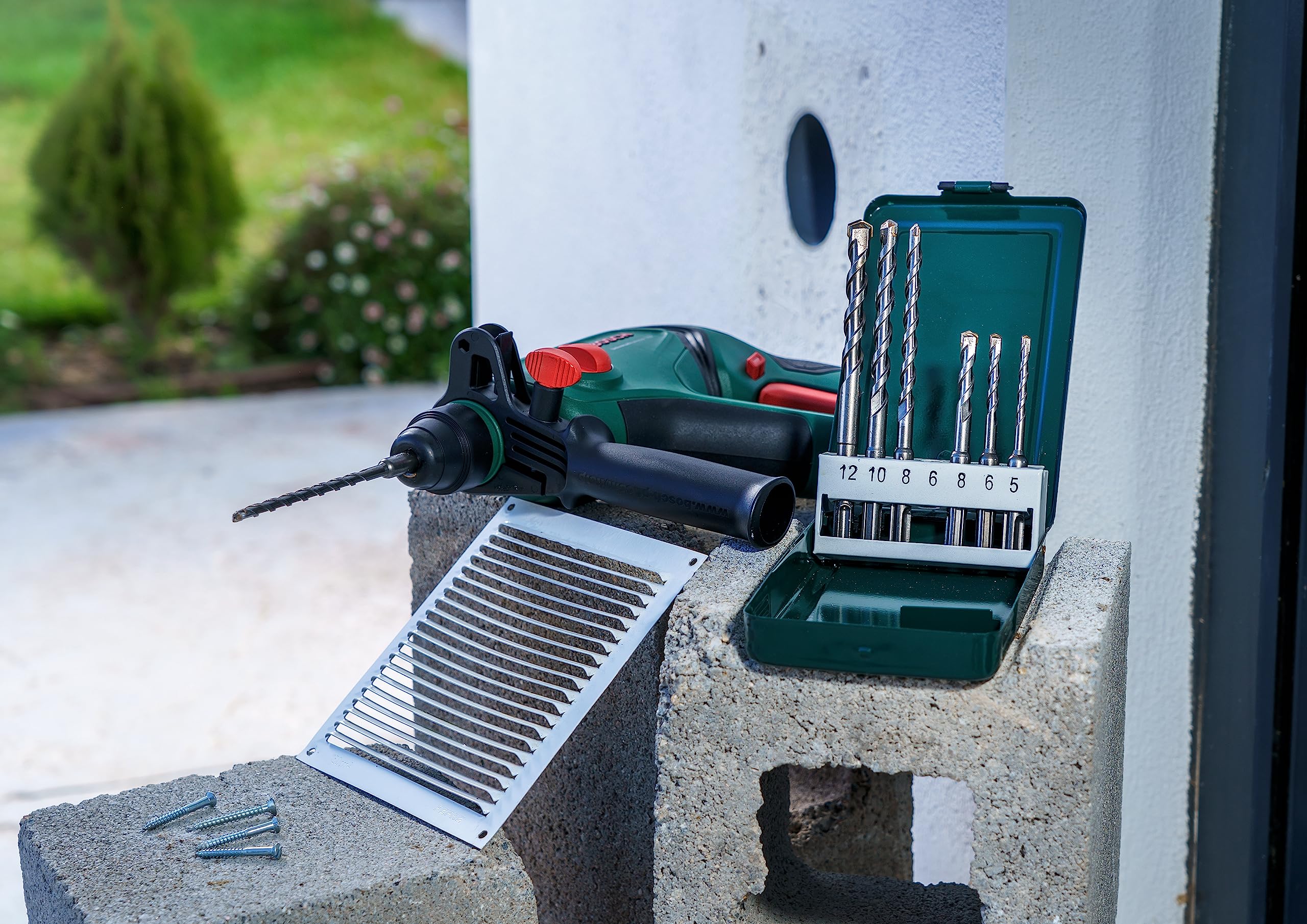 Bosch Forets kit SDS-Plus pierre béton 7 pces 5-12 mm