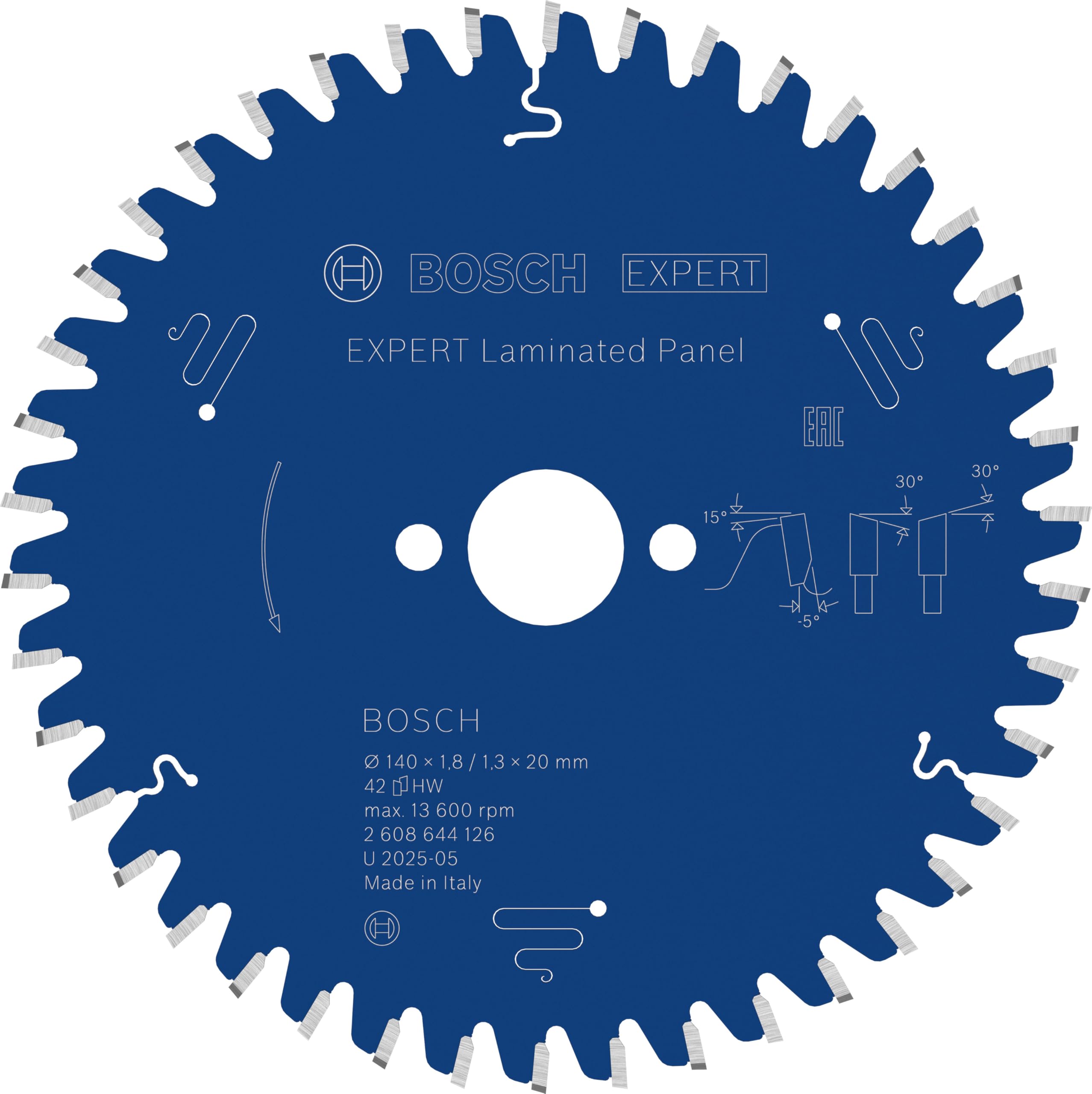 Bosch Expert Lame scie circulaire 160x20mm T48 stratifié