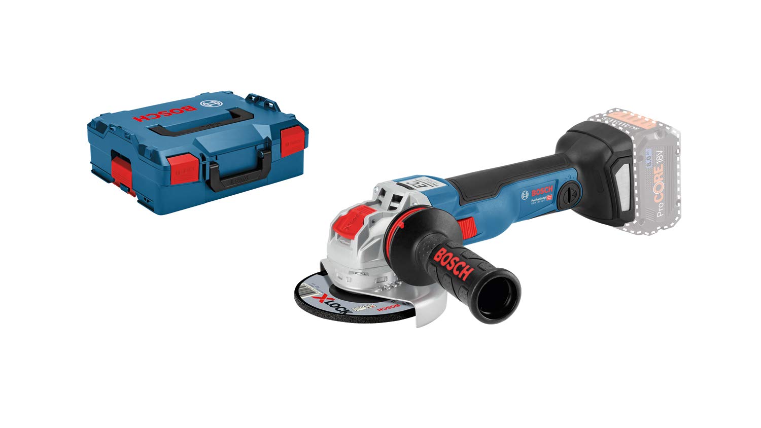 Bosch Professional GWX 18V-10 C meuleuse 125 mm X-Lock nue