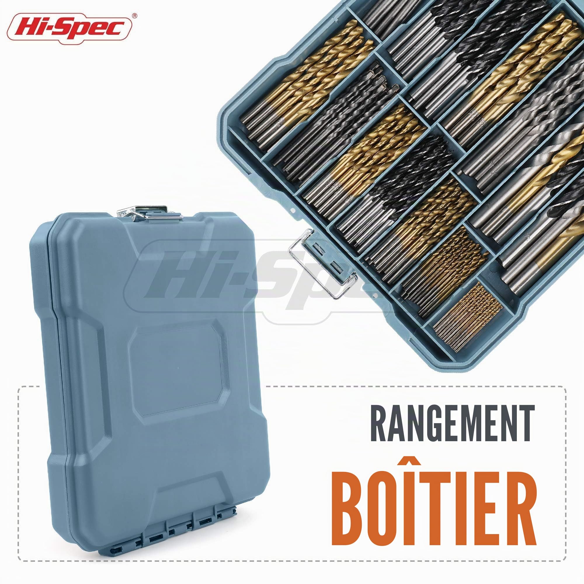 Hi-Spec Screwdriver Bit Sets 130 pièces coffret HSS titane