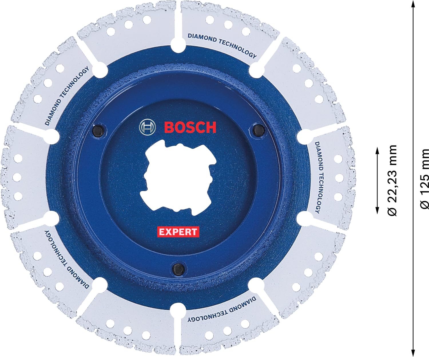 Bosch Expert Pipe Cut disque diamant 125 mm X-LOCK
