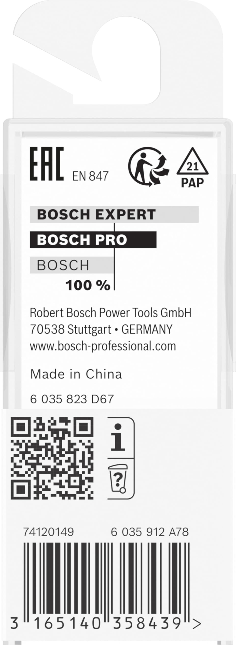 Bosch PRO fraise à rainurer droite bois 9 mm