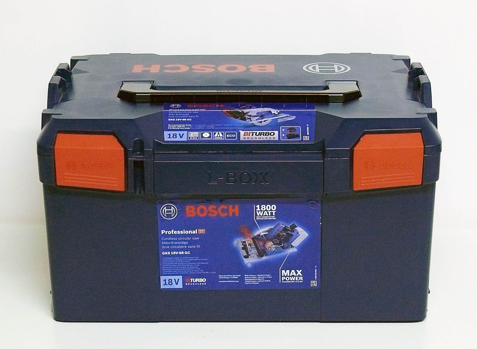 Bosch BITURBO GKS 18V-68 GC scie circulaire 2x5,5 Ah rail