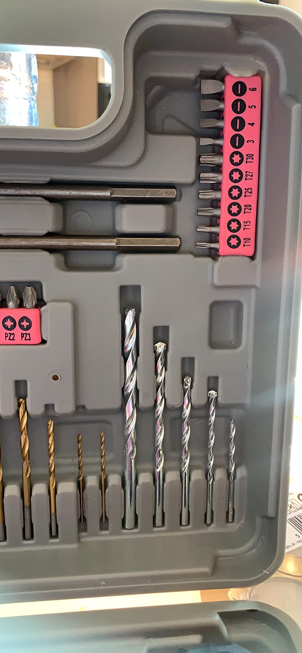 Hi-Spec Drill Drivers perceuse 12V bleue 50 pièces