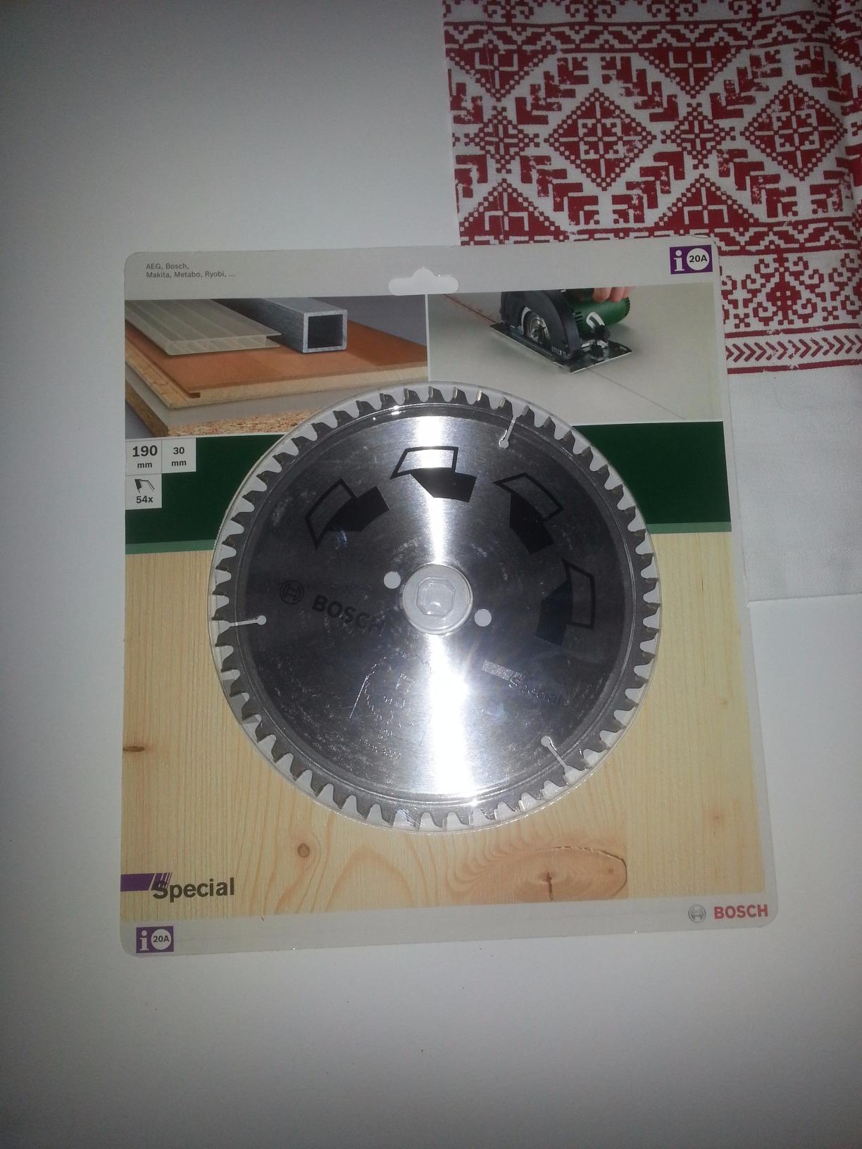 Bosch Lame scie circulaire Special 190x30 mm 54 dents