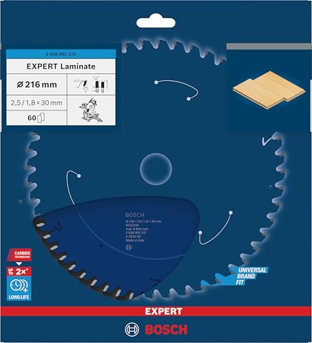 Bosch EXPERT Laminate lame scie circulaire 216x30 T60