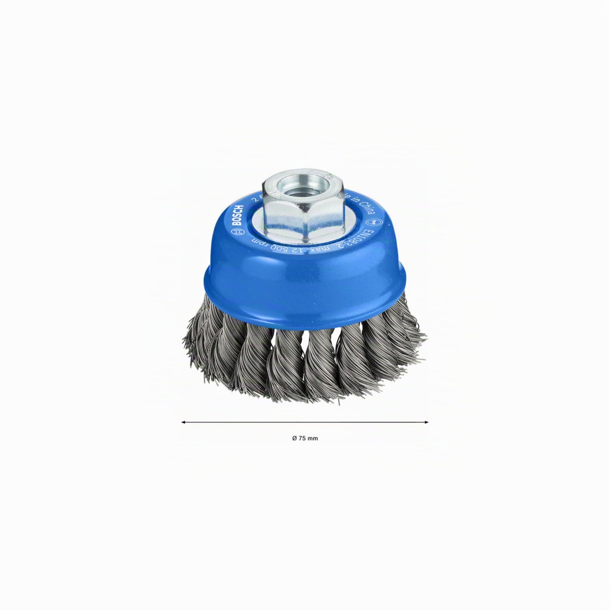 Bosch PRO Steel Brosse Boisseau 75 mm M14 Acier