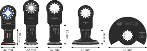 Bosch Cutting coffret lames Starlock 5 pièces inox