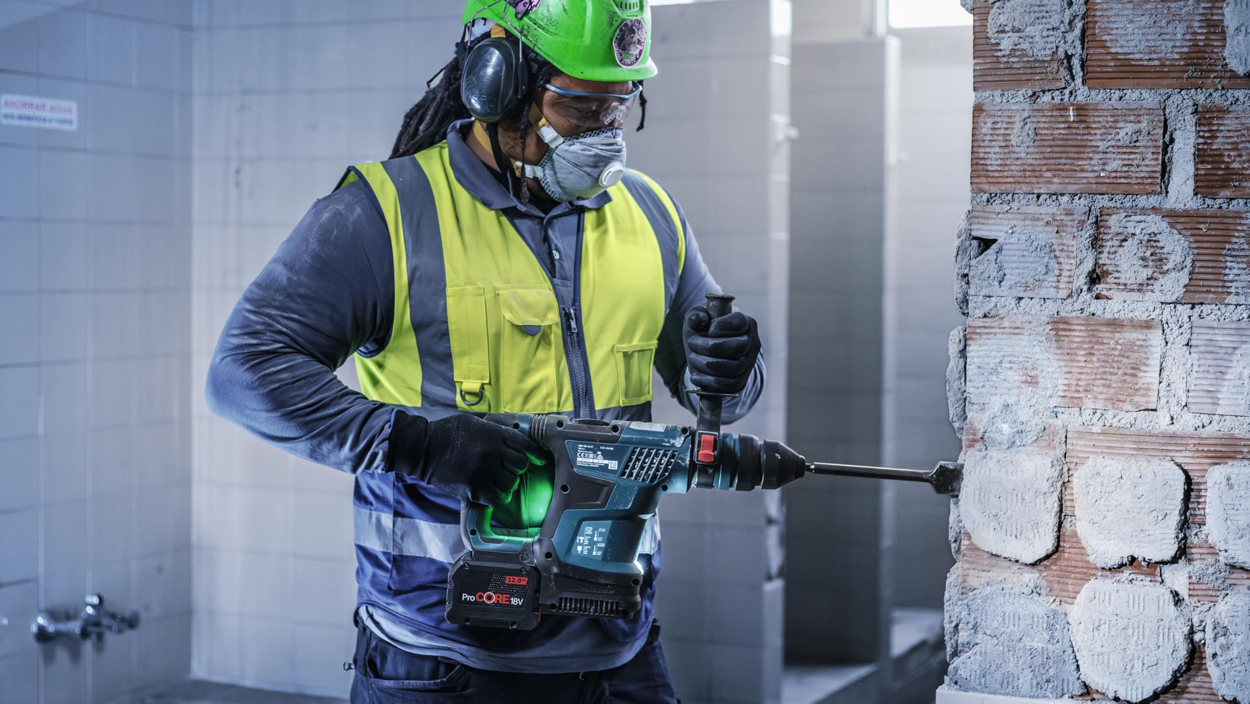 Bosch Pro Burin bêche SDS plus 40x250mm mortier