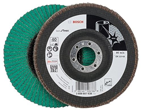 Bosch X581 Best for Inox disque à lamelles 125 mm grain 40