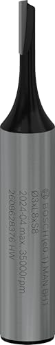 Bosch PRO fraise à rainurer droite 3 mm queue 8 mm