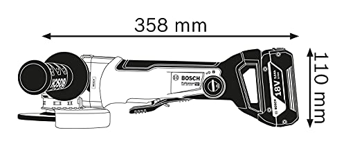 Bosch GWX 18V-10 PC meuleuse 125 mm X-Lock nue L-Boxx