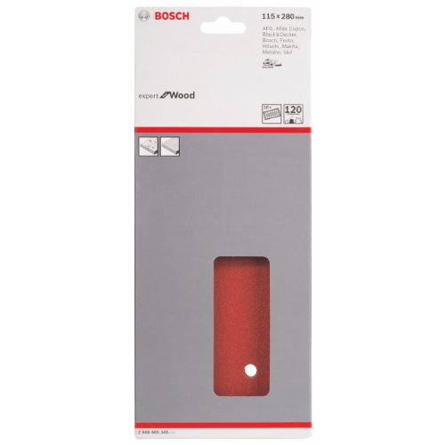 Bosch C430 feuille abrasive 115x280 grain 120 x10