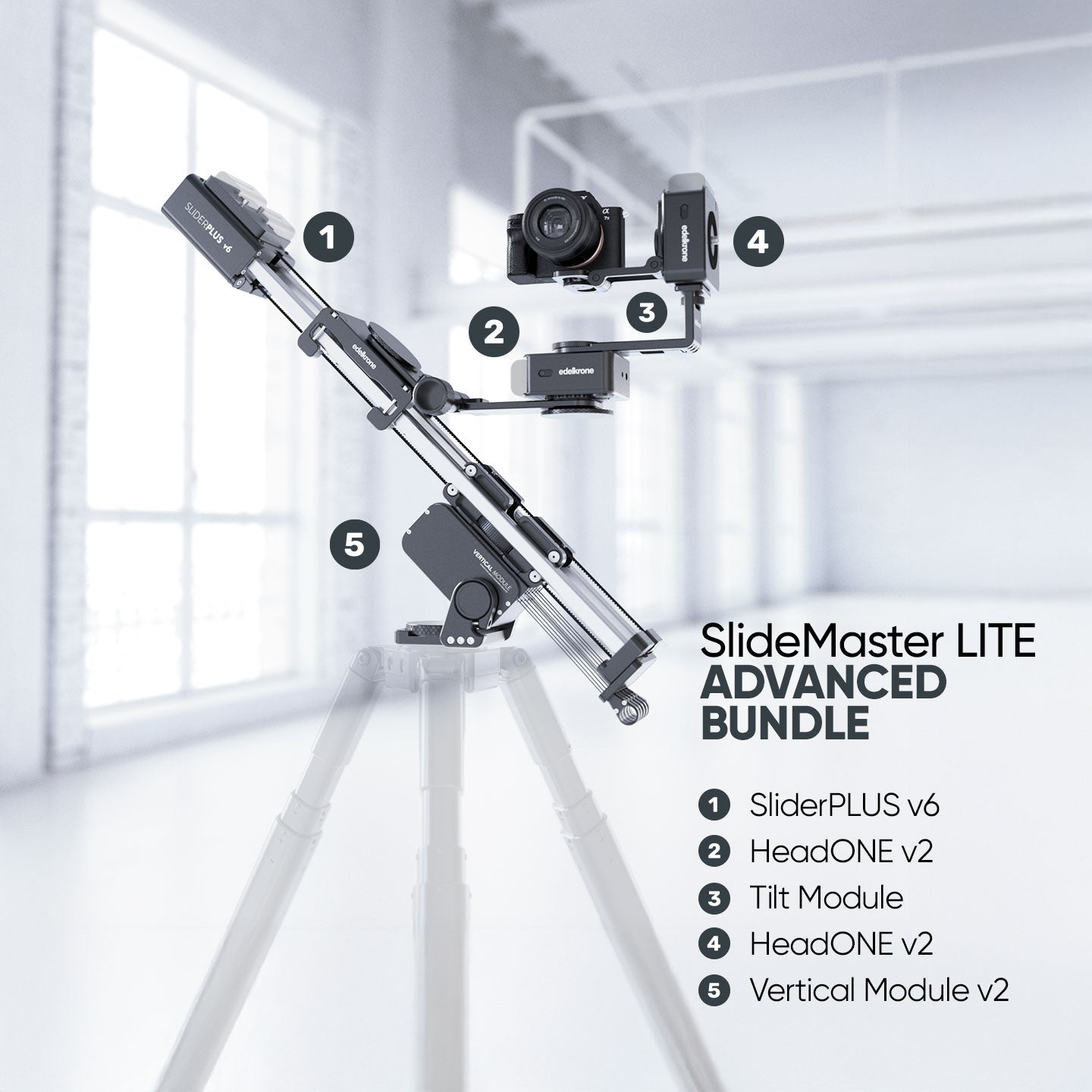 Edelkrone Bundles SlideMaster LITE slider motorisé Essentials