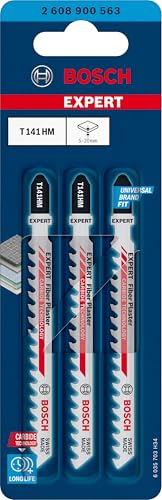 Bosch Expert Fiber Plaster lame scie sauteuse T141HM 3 pcs
