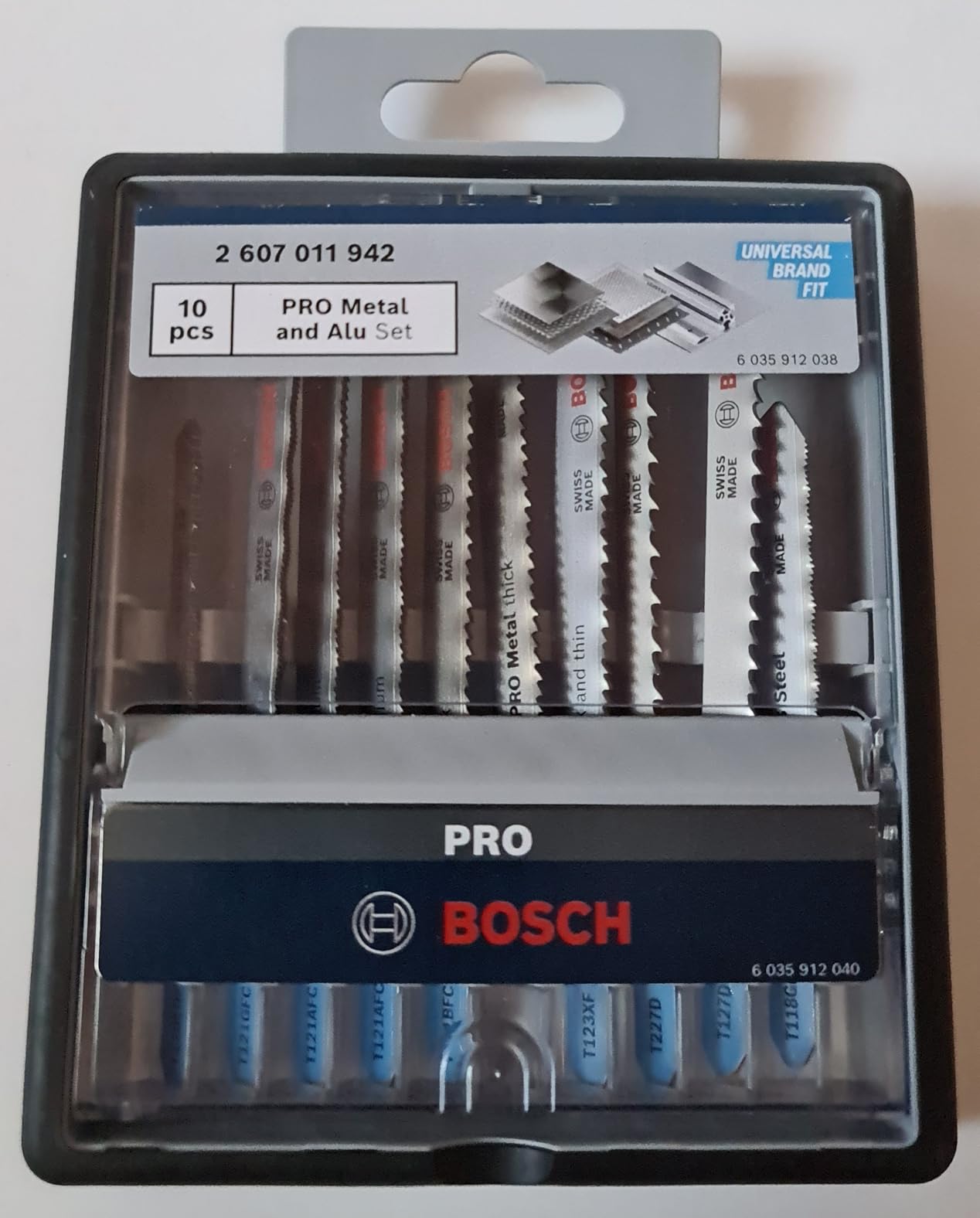 Bosch Pro Metal and Alu kit lames scie sauteuse 10 pcs 92 mm