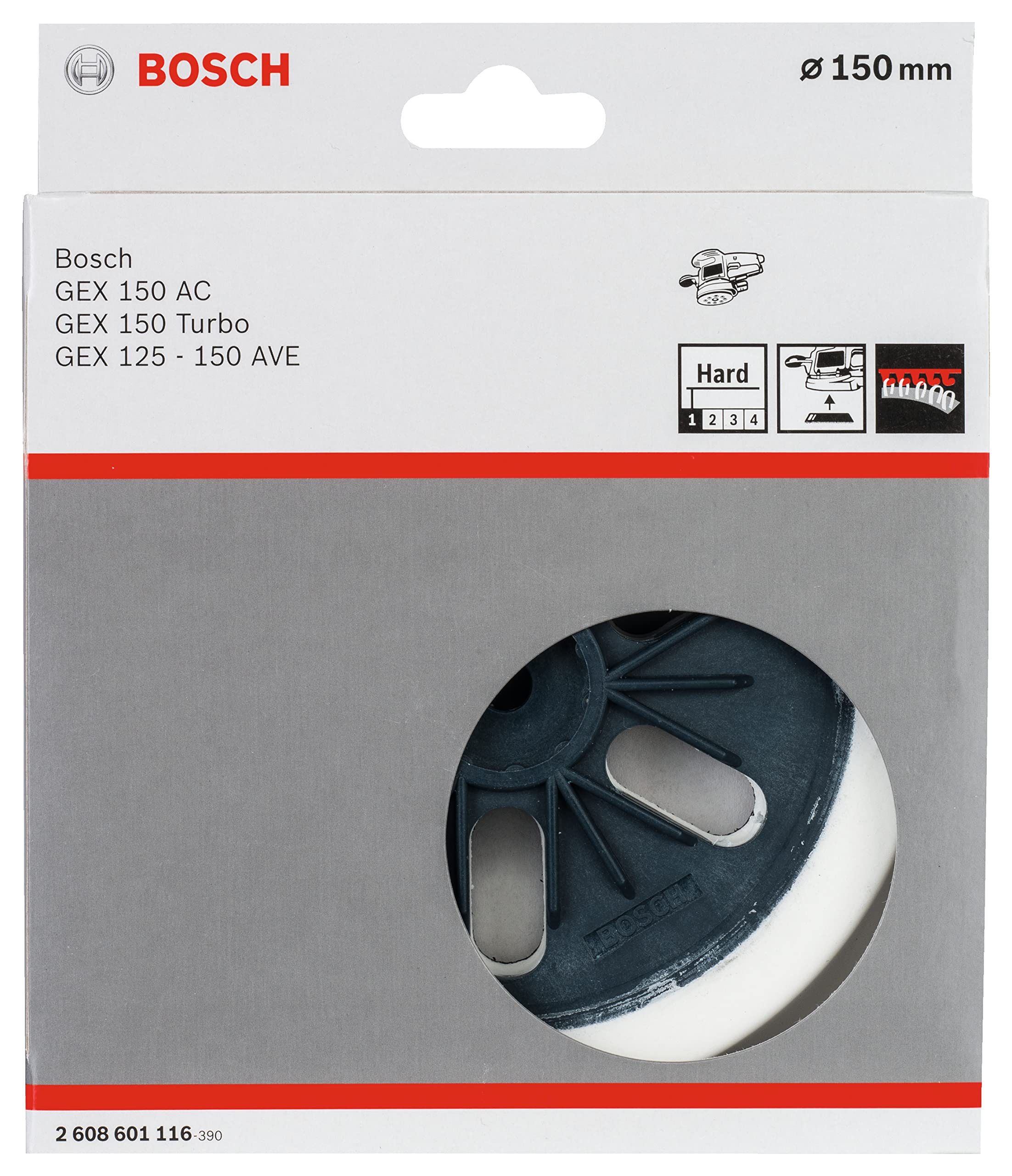 Bosch PRO plateau de ponçage 150 mm pour ponceuse