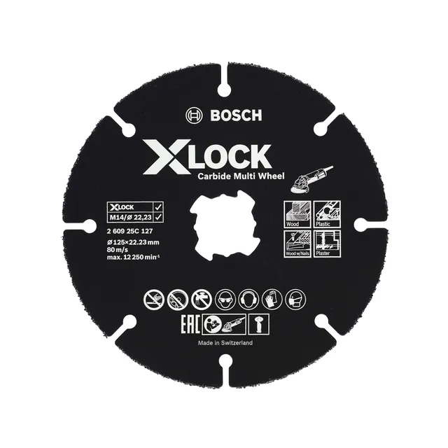 Bosch Carbide Multi Wheel disque à tronçonner 125 mm bois
