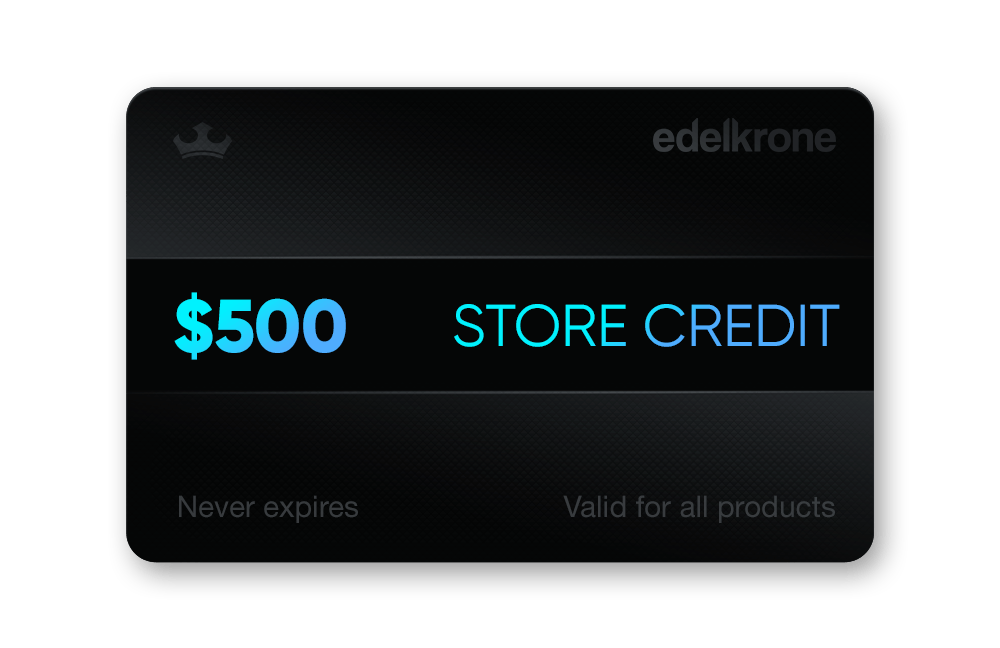 Edelkrone Store Credit carte cadeau 100 dollars vidéo
