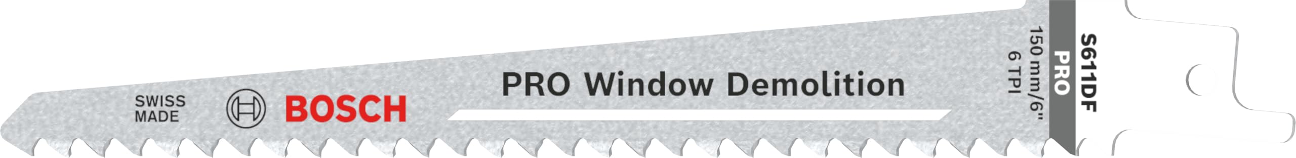 Bosch PRO Window S611DF lame scie sabre x100 démolition