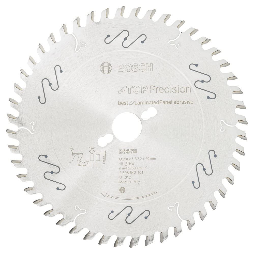 Bosch Lame scie circulaire 250x30 mm 80 dents stratifié