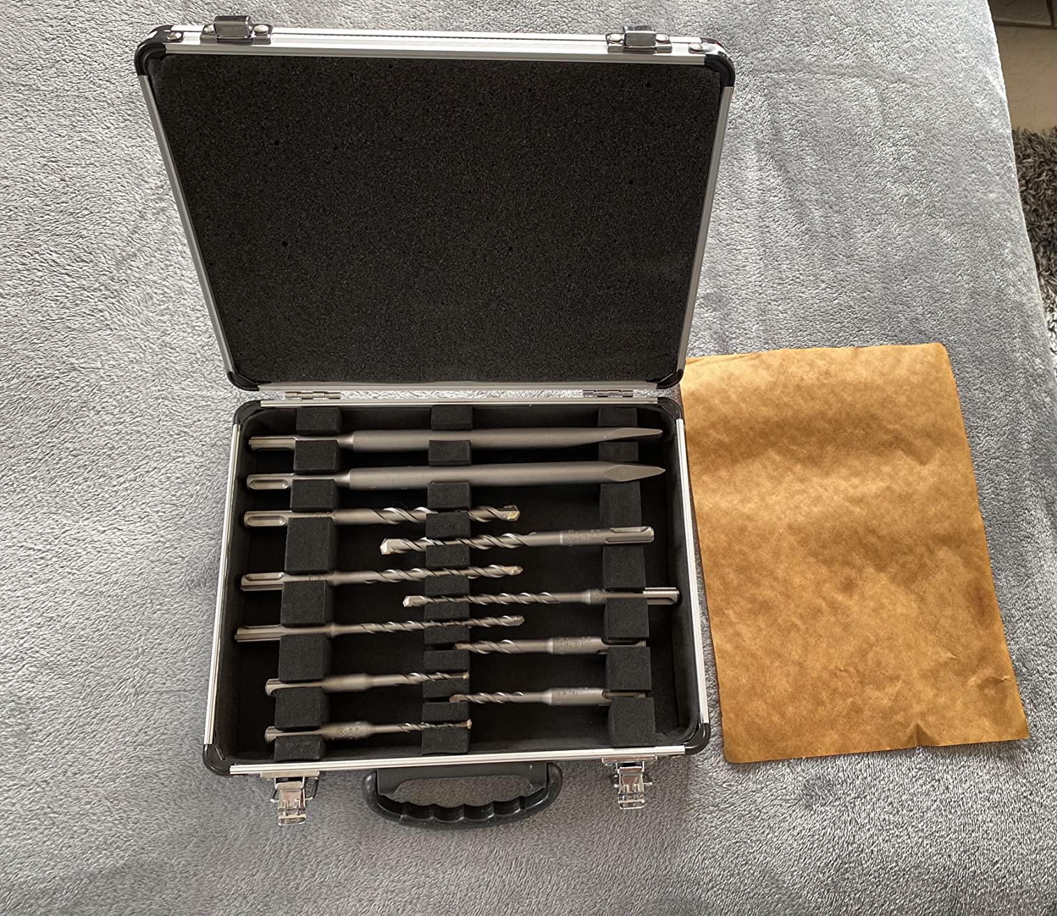 Bosch lot 11 forets SDS plus béton étui alu