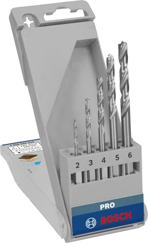 Bosch Coffret 5 forets bois PRO Wood HSS Hex