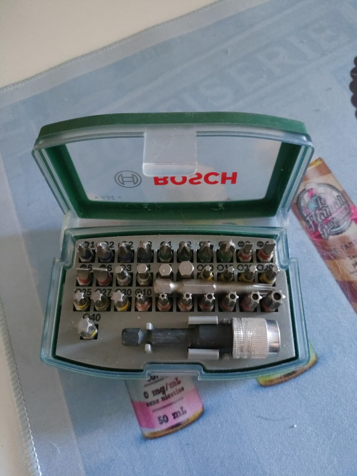 Bosch jeu embouts vissage 32 pièces code couleur tournevis