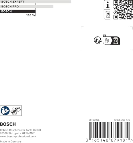 Bosch plateau de ponçage moyen 115 mm excentrique