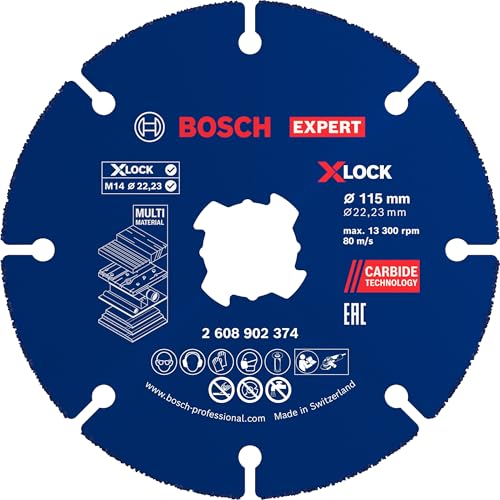 Bosch EXPERT Carbide Multi Wheel disque 115 mm X-Lock