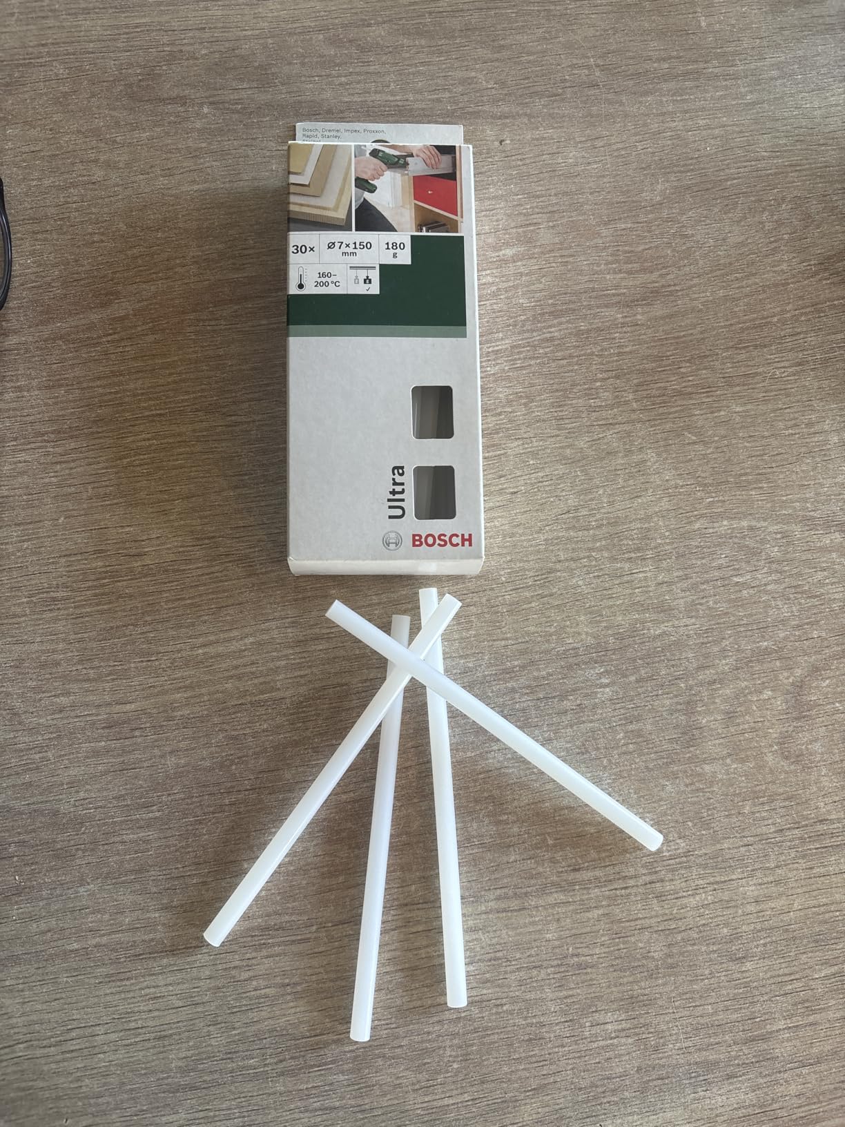 Bosch Ultra Bâtons colle 7mm 150mm x30 universel