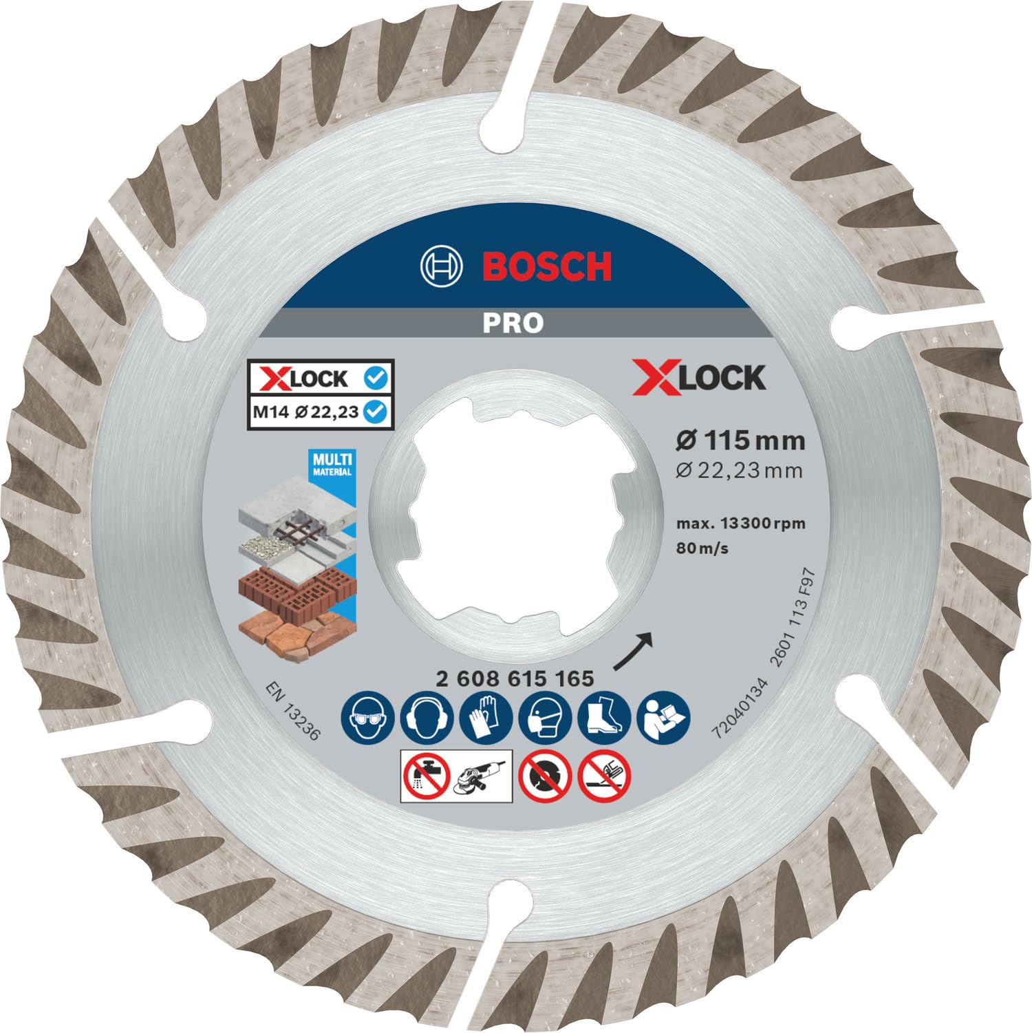 Bosch PRO Multi Material disque diamant 125 mm béton